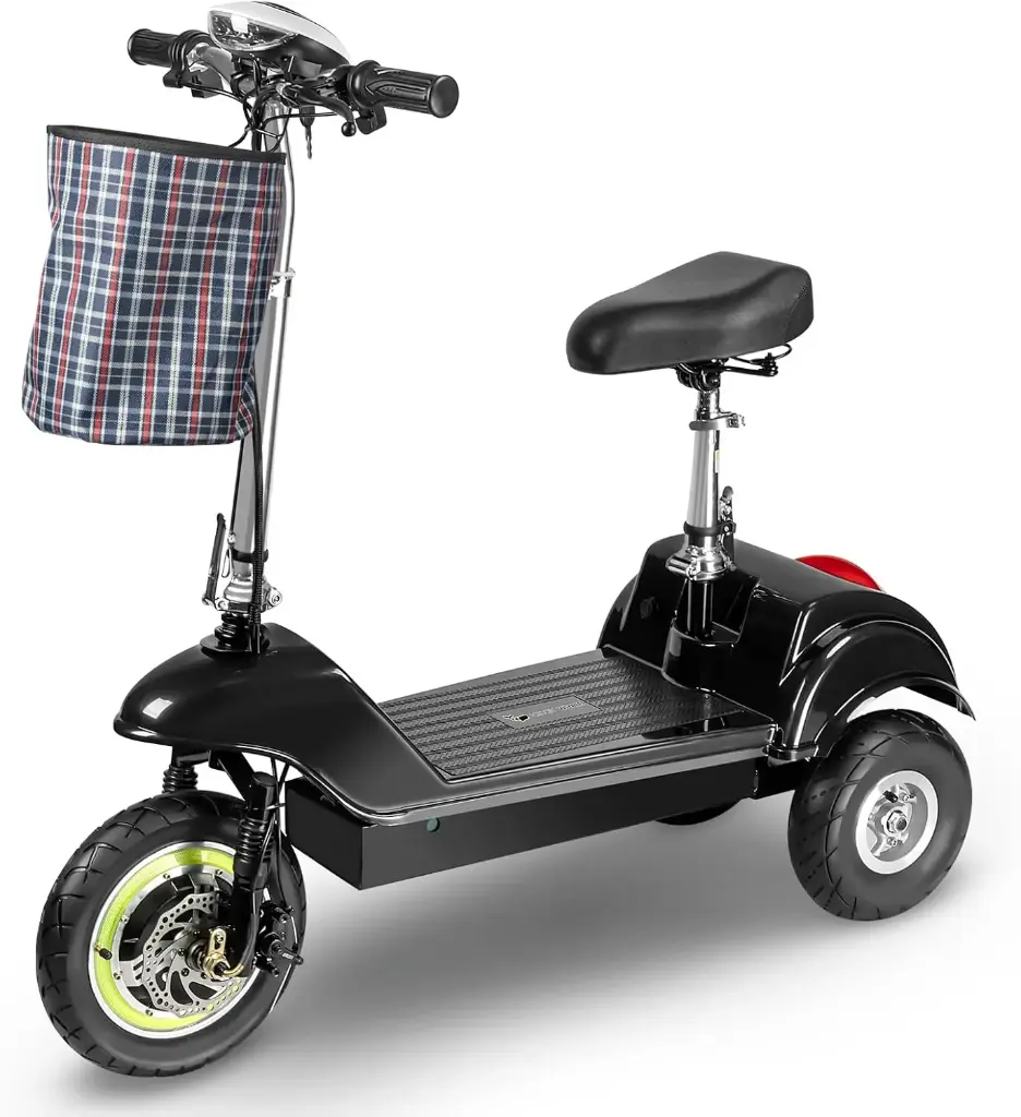 Scooter Honeywhale ST03 con asiento (Negro)