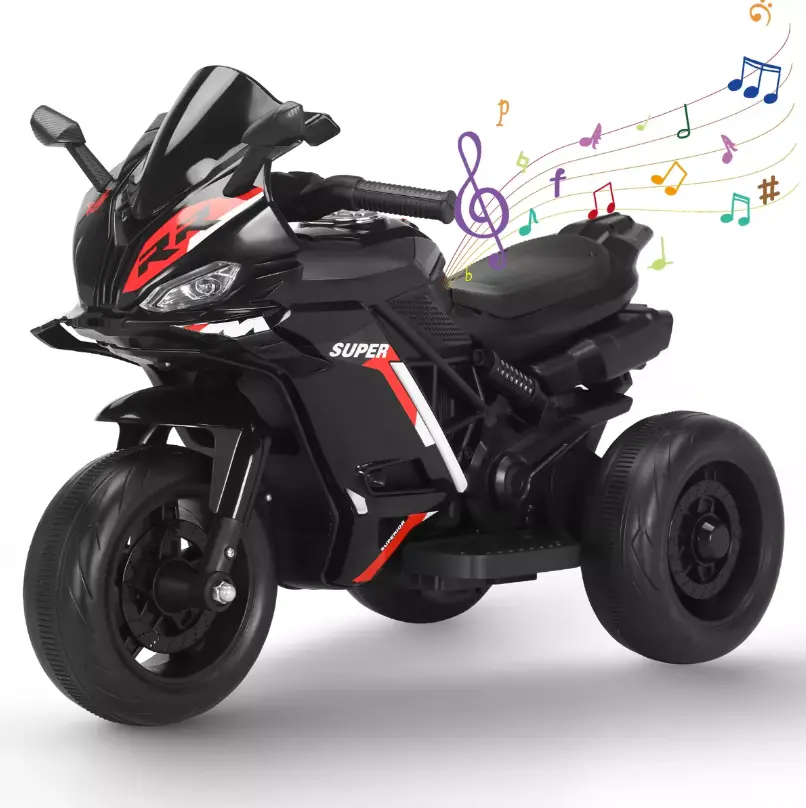 Mini Moto Eléctrica Recargable HoneyWhale BDQ-6688 (Negro)