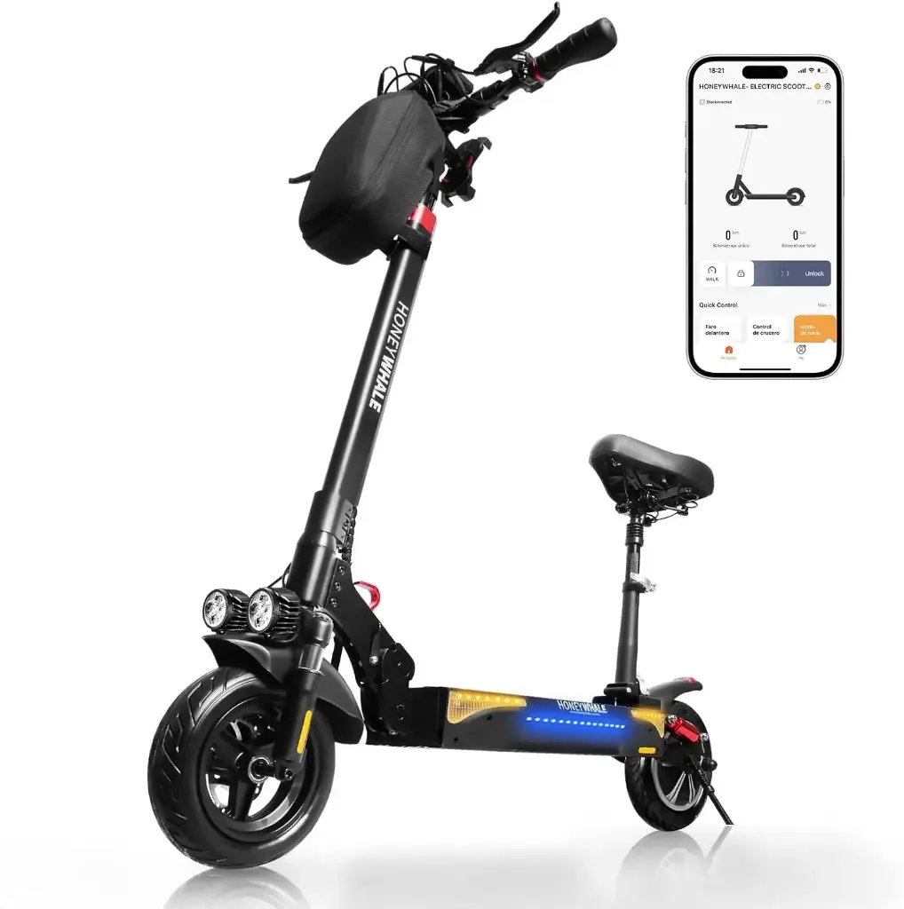 Scooter Electrico Honeywhale T4B (Negro)