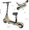 Scooter Honeywhale C1 PRO con asiento