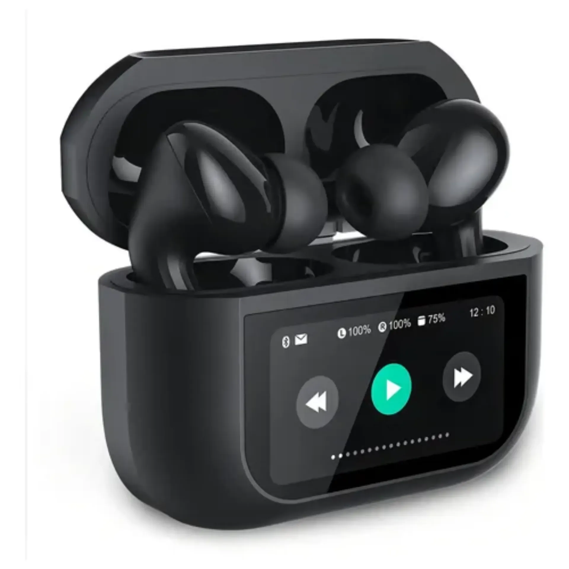 [123825] AUDÍFONOS CON PANTALLA TÁCTIL G-TIDE FUTURE POD NOM (Negro)