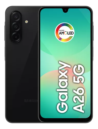 [1701791] Samsung Galaxy A26 5G [SM-A266M/DS] 6GB/128GB  GTO (Negro)