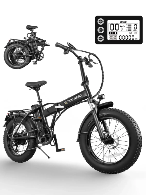 Bicicleta Electrica Plegable Honey whale F6-S