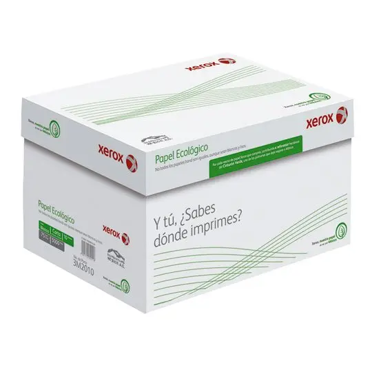 Papel para impresora o fotocopiadora Xerox ecologico oficio 500 hojas 