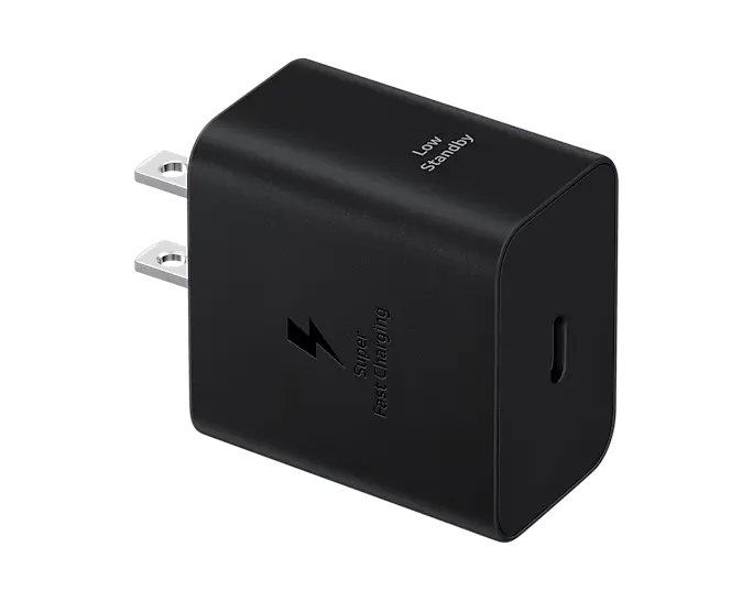 [121611] Samsung Adaptador 45W Tipo C + Cable (5A/1.8m)[EP-T4510]  (Negro)