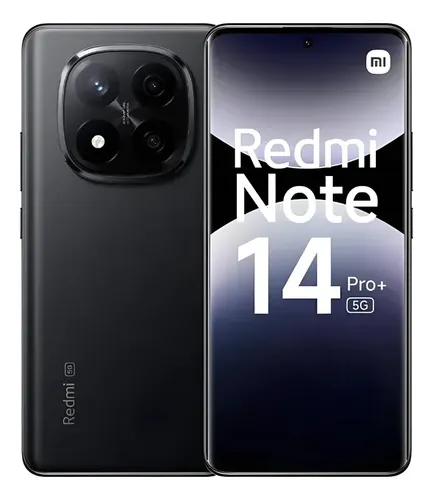 [1702636] CELULAR REDMI NOTE 14 PRO+ 5G [24115RA8EG] 8/256GB NOM (Negro)