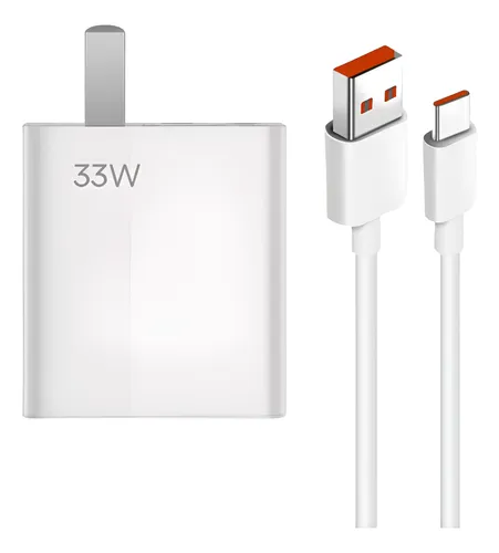 Cargador Original Xiaomi 33W USB A Tipo C 