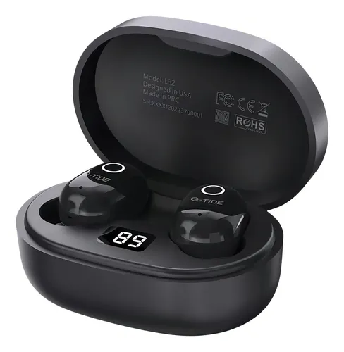 AUDIFONOS  BLUETOOTH G-TIDE L32 NOM SERIE NO USAR (Negro)