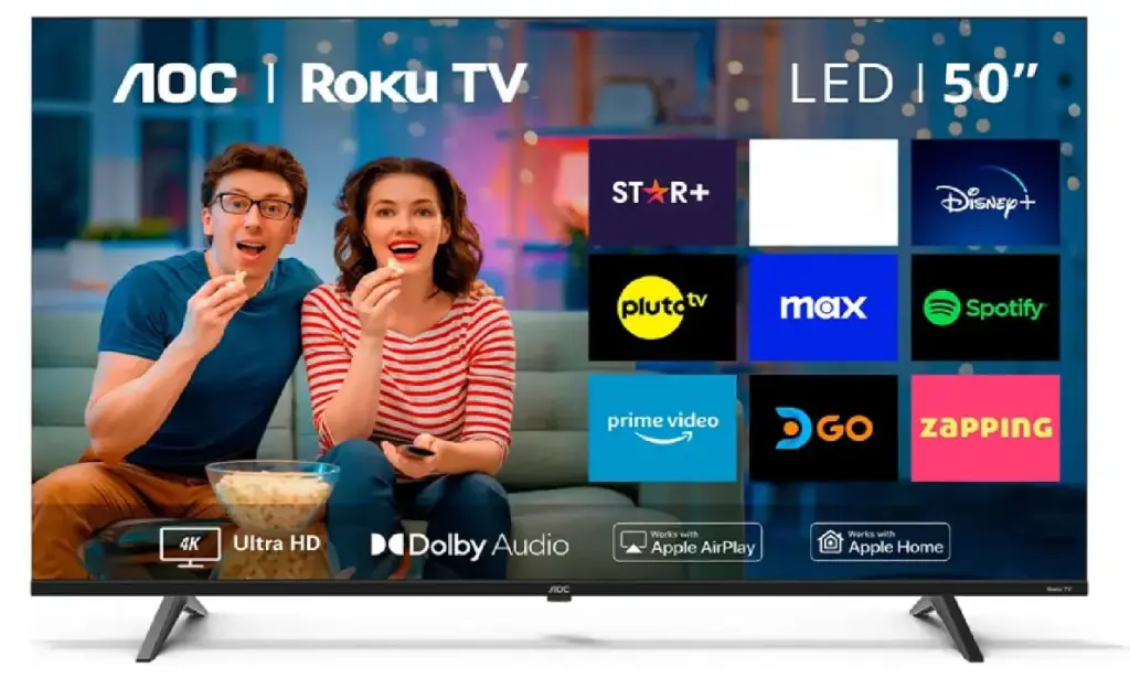 SMART TV 50" AOC ROKU (50U7045/85A) 