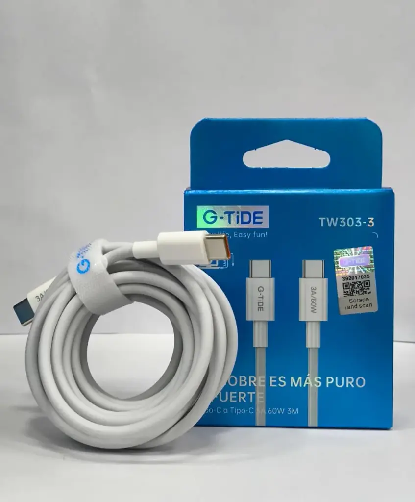 [130221] CABLE G-TIDE TW303-3 TIPO C A C 3M SERIE (Beige)