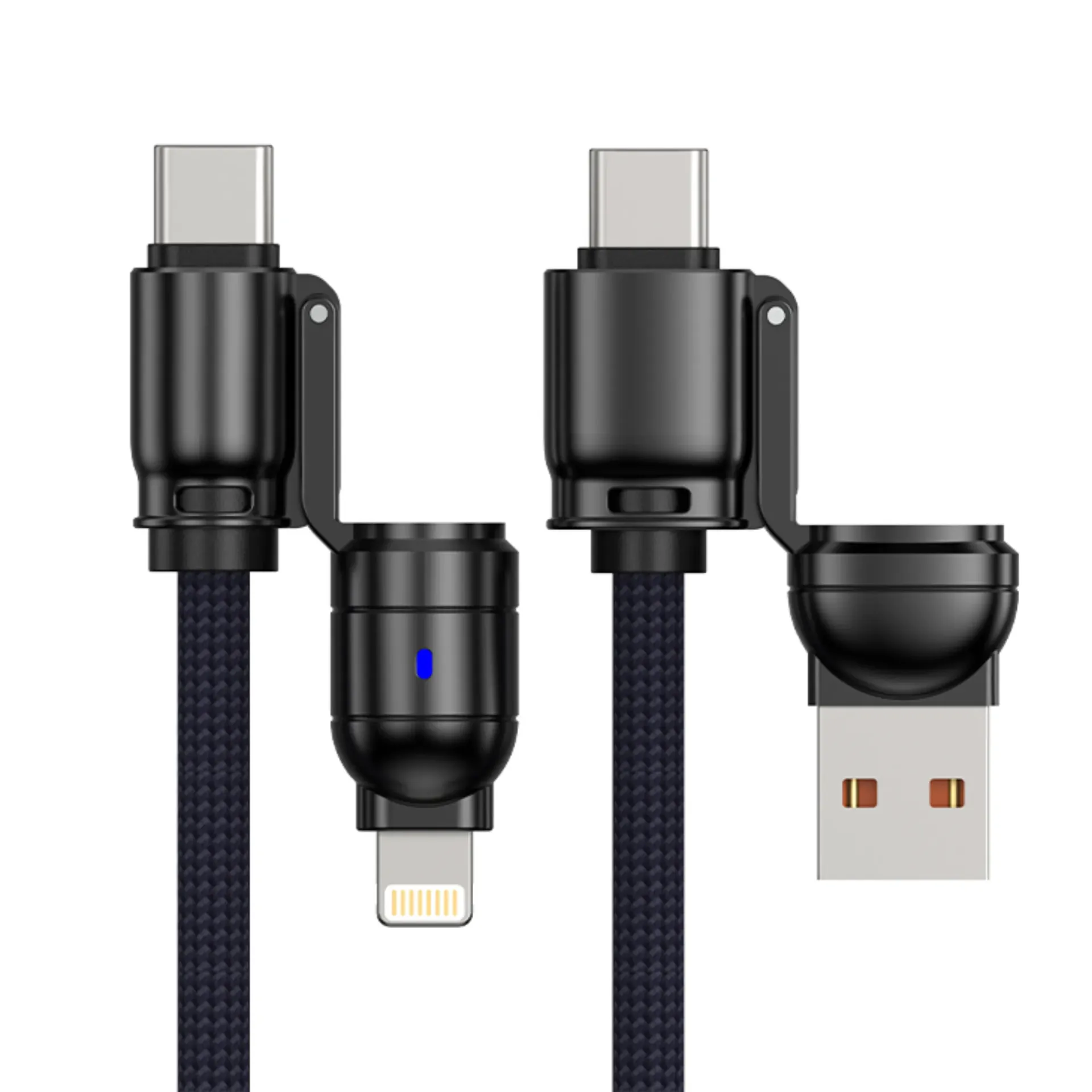 [130212] CABLE BULLET POWER 4 EN 1 1.5M G-TIDE WC155-5 (Negro)