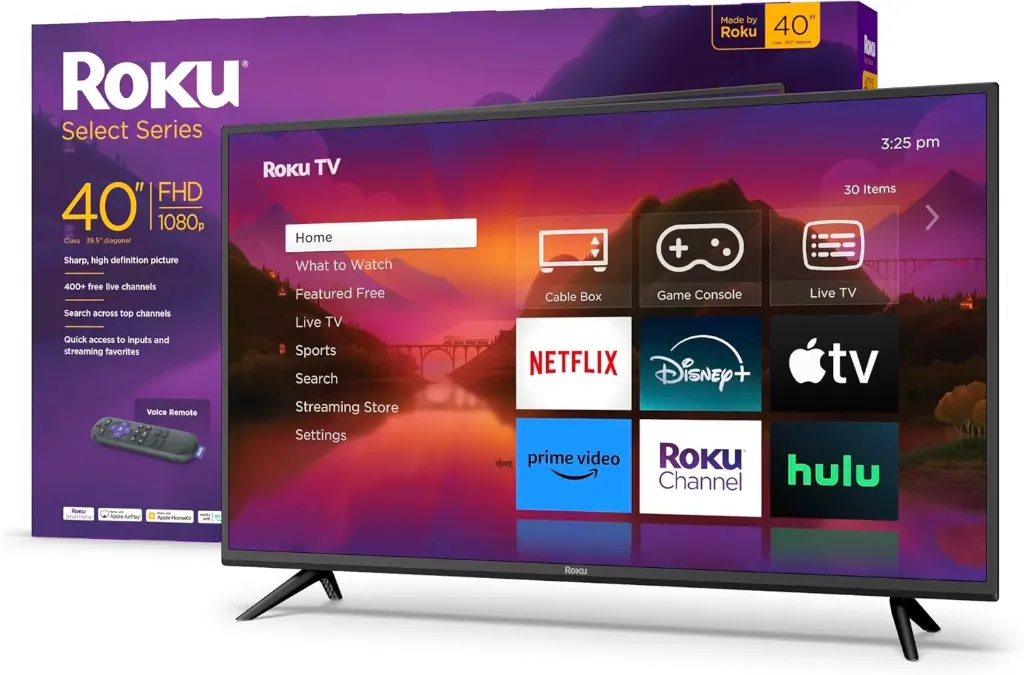 SMART TV 40" ROKU Select Series 4K HDR