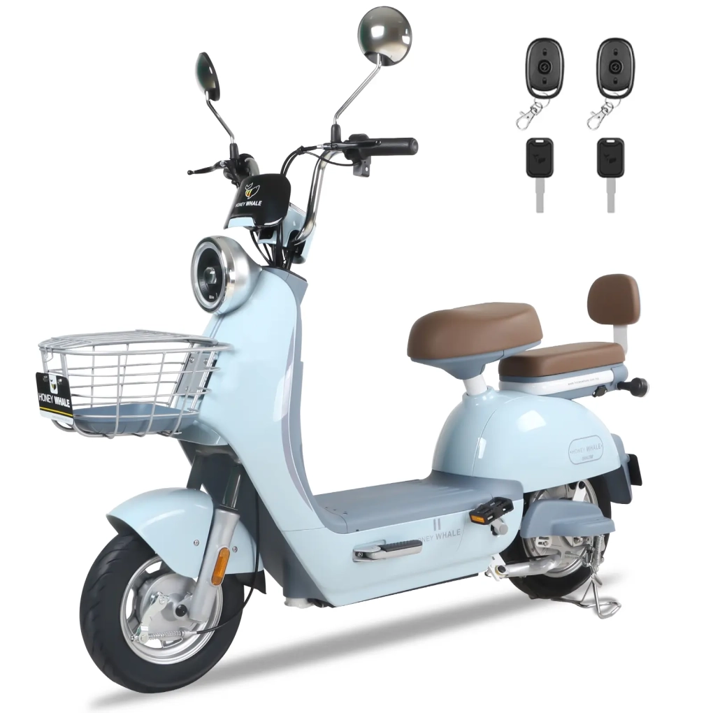 Motobici Electrica Honey Whale UNA (Negro)