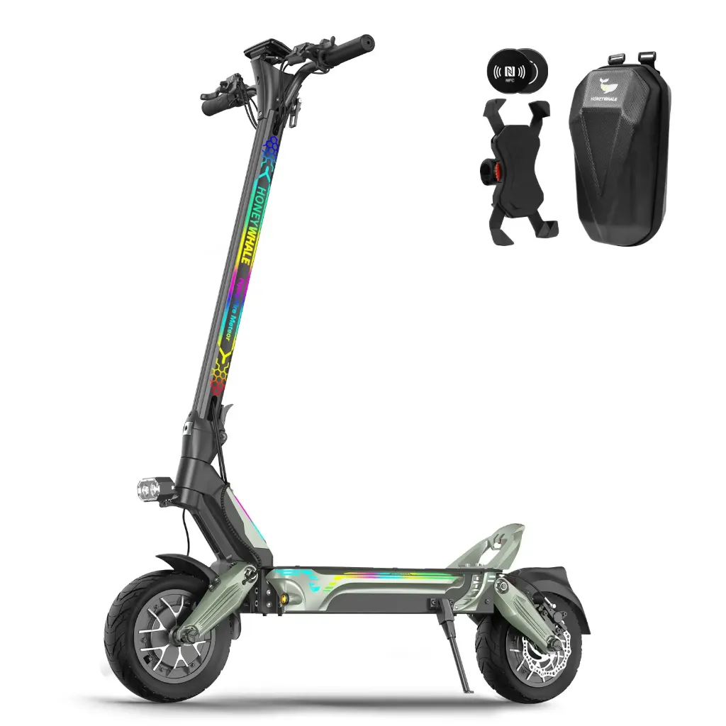 Scooter Eléctrico Honey Whale GT1 Mini (Negro)