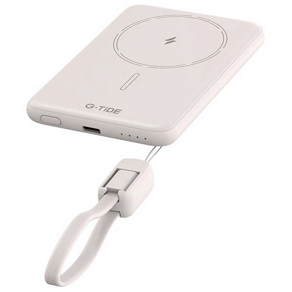 [131382] PILA INALAMBRICA G-TIDE SLIM 01 5000MAH SALIDA TIPO C NOM (Beige)