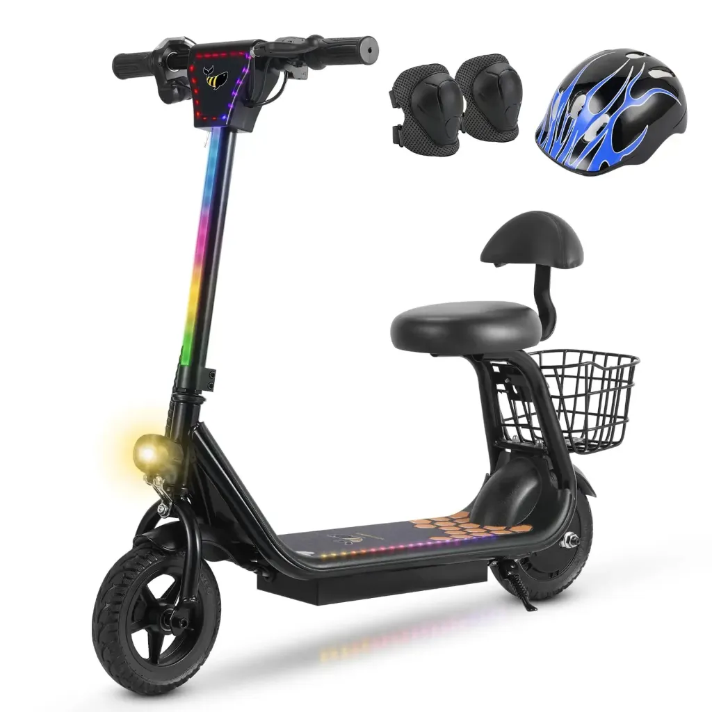 Scooter Eléctrico Infantil Honey Whale JL-006 (Negro)