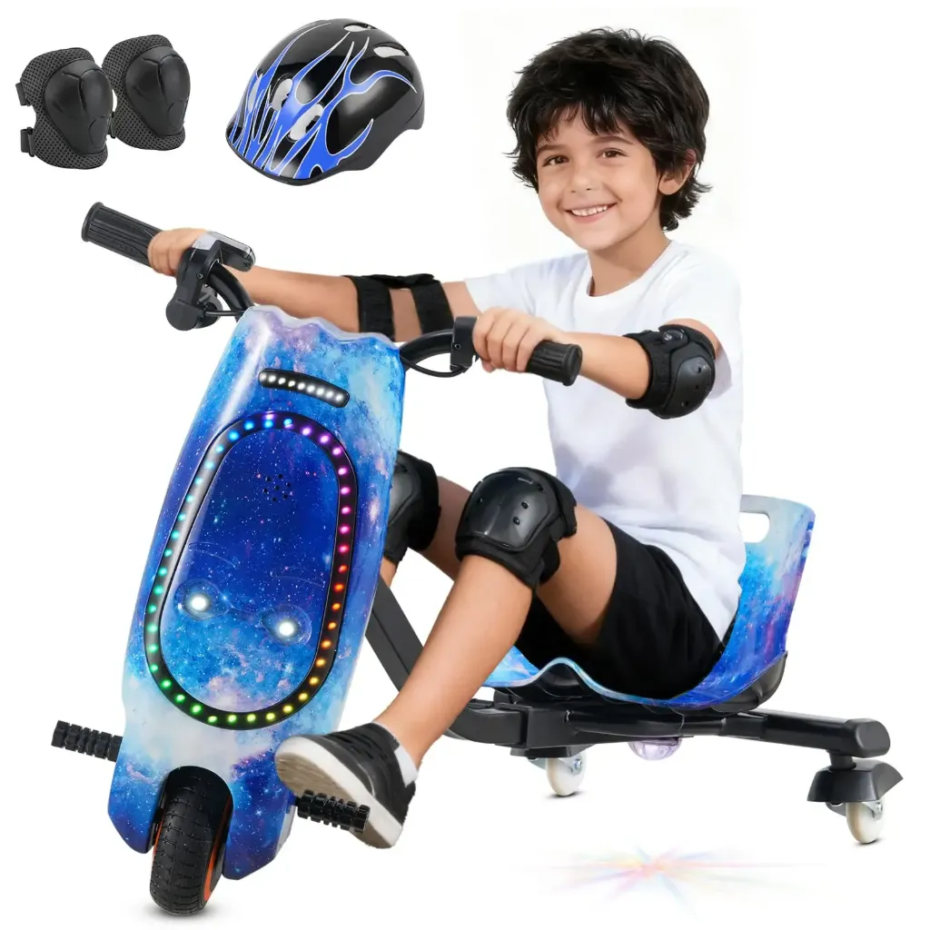 Triciclo Eléctrico Infantil Honey Whale 008B (Negro)