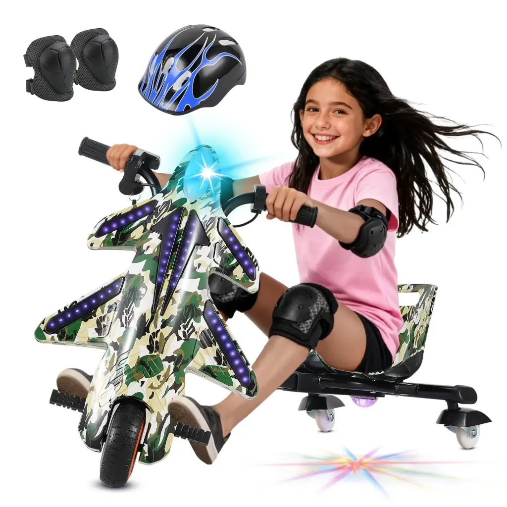 Triciclo Eléctrico Infantil Honey Whale 008C (Verde)