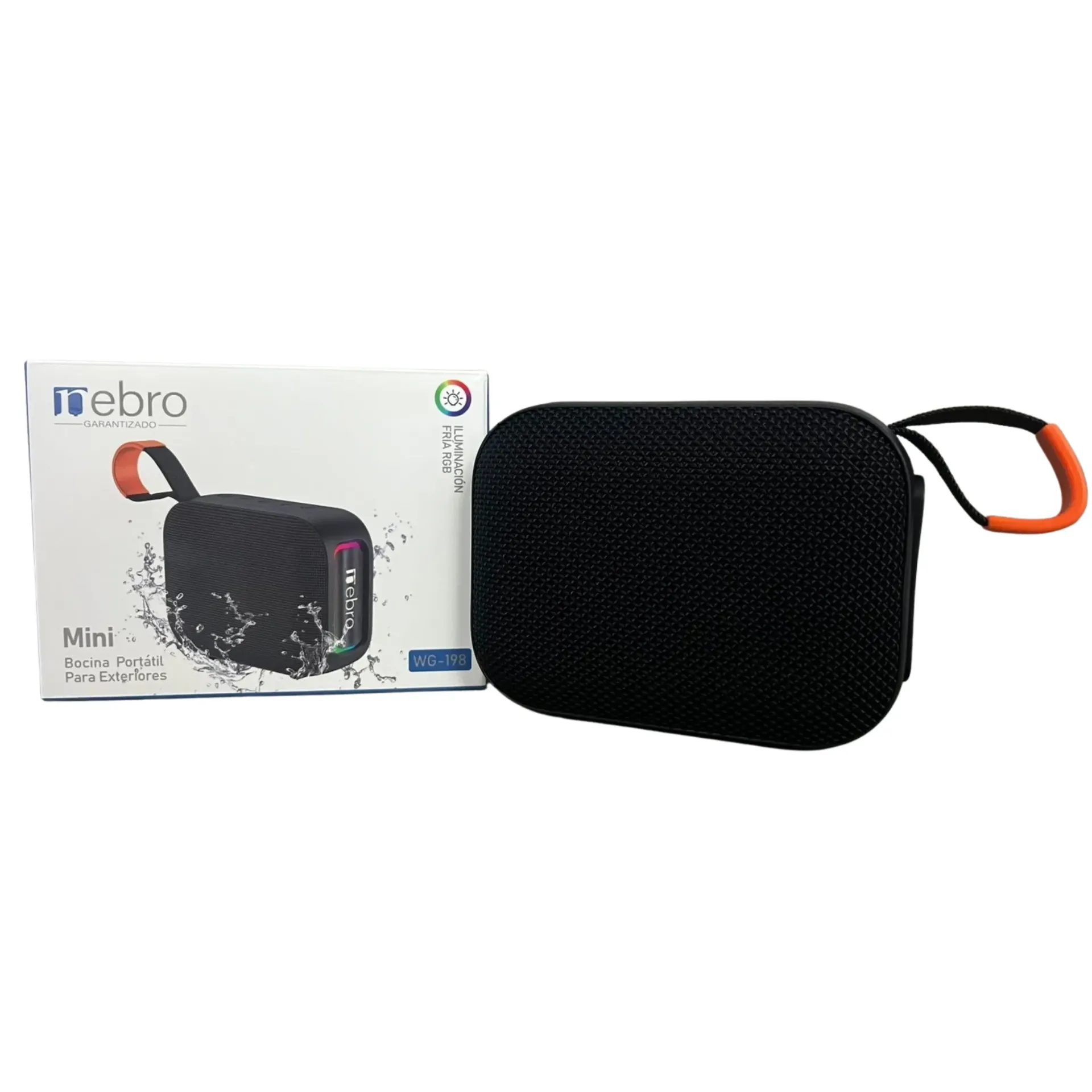 [131114] BOCINA INALAMBRICA NEBRO WG-198 5.4 8W TIPO-C IPX4 (Negro)