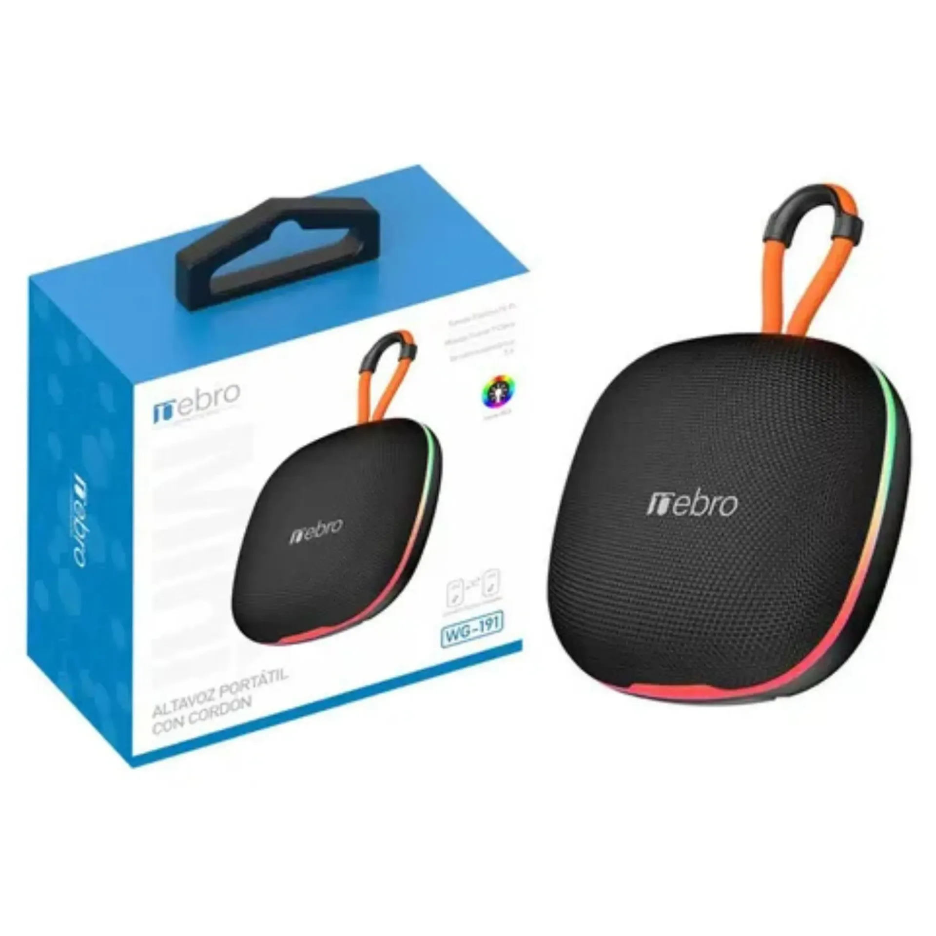BOCINA INALAMBRICA NEBRO WG-191 V5.4 RGB