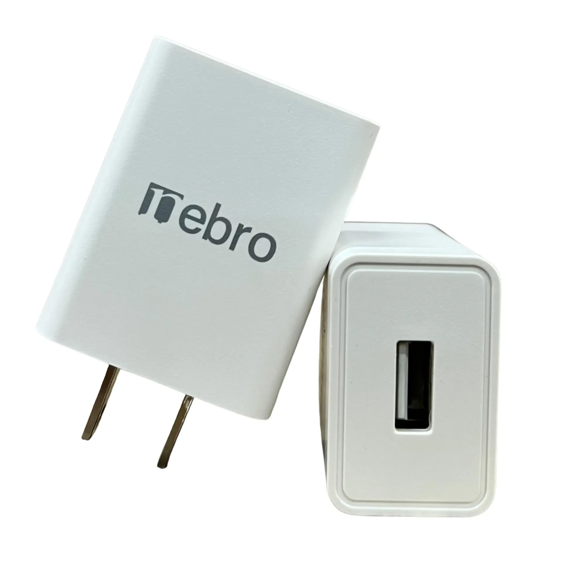 [128242] CARGADOR NEBRO VGA-050 CUBO USB 5V 2.4A A GRANEL SIN CABLE (Blanco)
