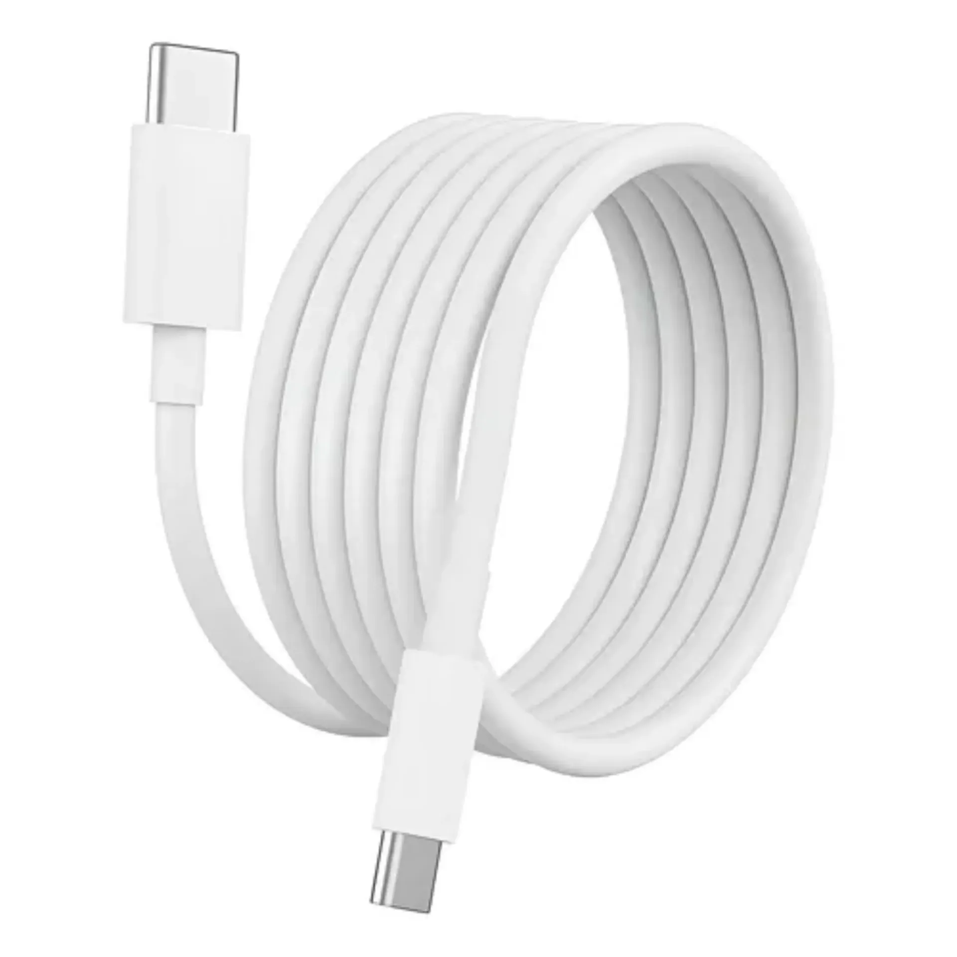 [128244] CABLE NEBRO WD-09TT CARGA RAPIDA USB-C-C 65W 2M (Blanco)