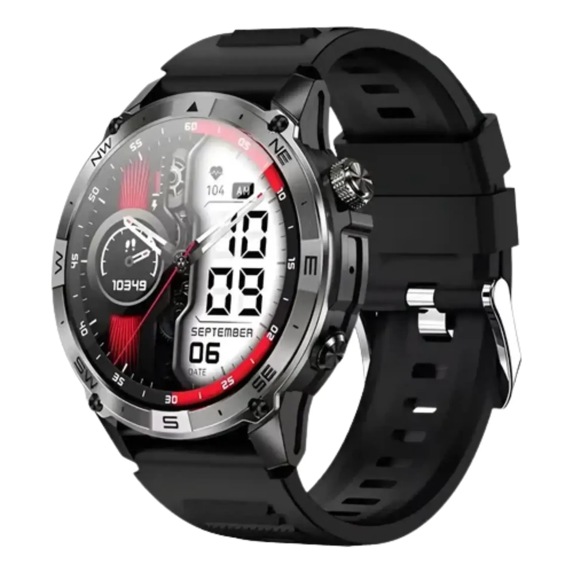 [128754] RELOJ INTELIGENTE G-TIDE R6PRO 1.43" 530MAH (Negro)
