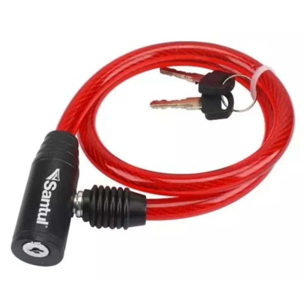 [108222] CANDADO DE CABLE SANTUL 6680 3/8" DIAMETRO 0,65 M LARGO