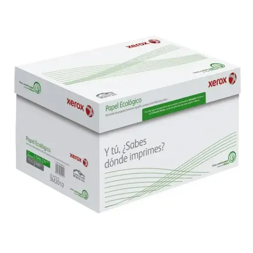 Papel para impresora o fotocopiadora Xerox ecologico oficio 500 hojas 